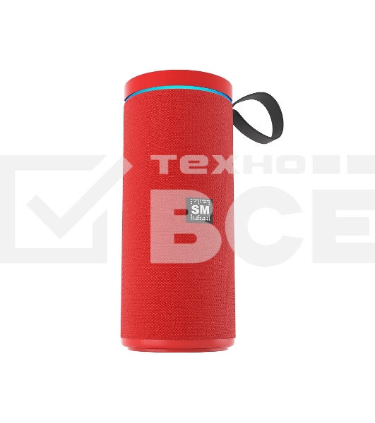 Портативная колонка SOUNDMAX SM-PS5015B красный