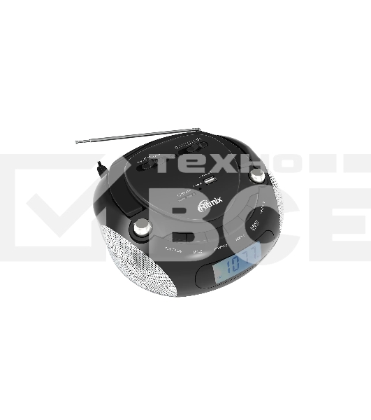 Магнитола RITMIX RBB-030BT black-silver