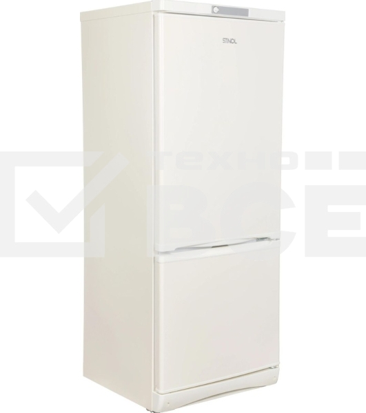 Холодильник Stinol STS 150 E бежевый двухкамерный 191/72л морозилка снизу