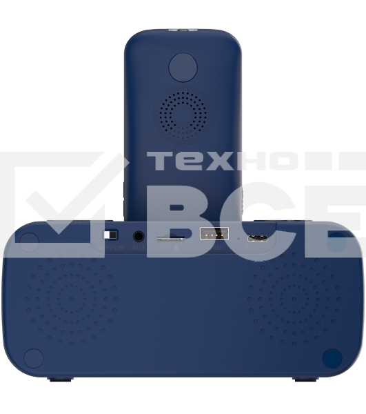 Телефон Maxvi RT-03 blue + док-станция