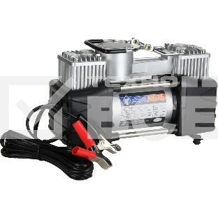 Компрессор поршневой Nova Bright АК-75 двухпоршневой, пластиковый кейс с инструментами 36448