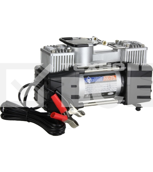 Компрессор поршневой Nova Bright АК-75 двухпоршневой, пластиковый кейс с инструментами 36448