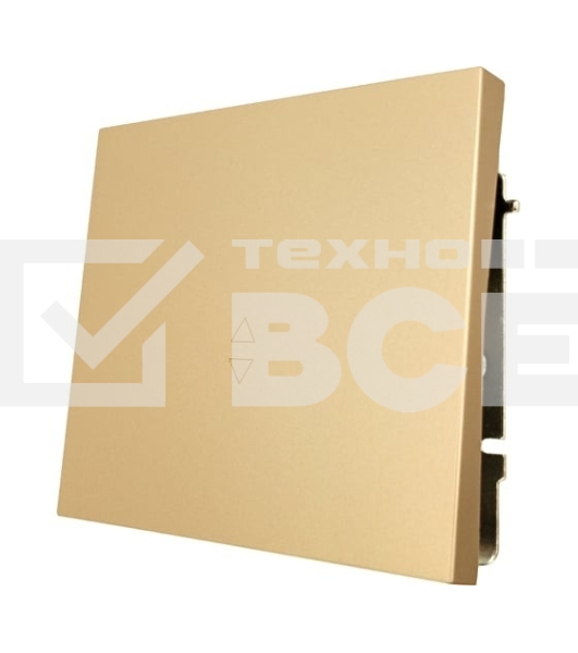 Выключатель проходной 1-кл. СП ZIMA IP20 10А безвинт. зажим зол. LEZARD 704-3688-105QC