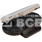 Вафельница Kitfort КТ-3637 1200Вт бежевый/серебристый, фото 1