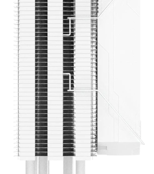 Вентилятор для процессора ALSEYE Q120S Plus(White) 