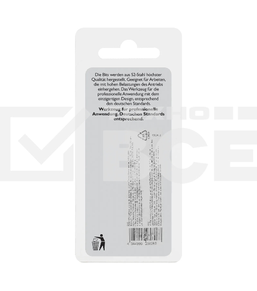 Бита Gross HEX 4х50 мм, сталь S2, шестигр., 2 шт