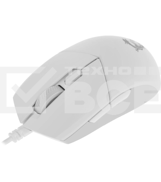 Мышь проводная MSI Clutch GM11 белый, 5000 dpi, USB, кнопки - 6