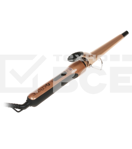 Щипцы для завивки волос Centek CT-2089 черный/золотистый, 13-25 мм, 200 °C, 1 режим