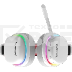 Гарнитура Marvo HG9069W Monka Echo белый, беспроводная + проводная, радиоканал, до 10 ч, подсветка, совместимость с PS5, Xbox, фото3