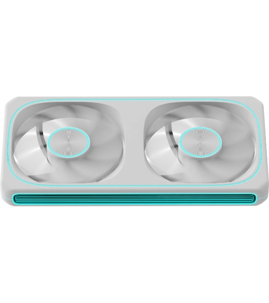 Вентилятор для корпуса Formula Air Fusion 2 Reverse ARGB 120х120x28 белый 4-pin 39.11дБ (упак.:2шт) (AIR FUSION 2 WH REVERSE) Ret