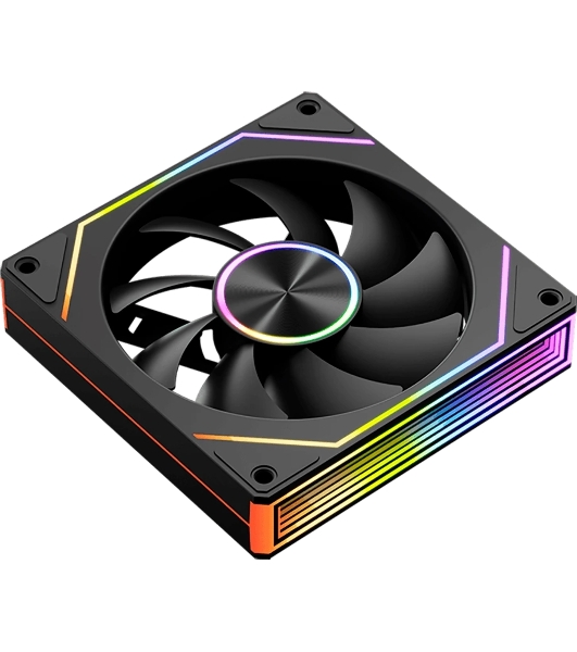 Вентилятор для корпуса PcCooler FG120R Reverse ARGB 120х120x25 черный 4-pin 28.4дБ (FG120R ARGB BK) Ret