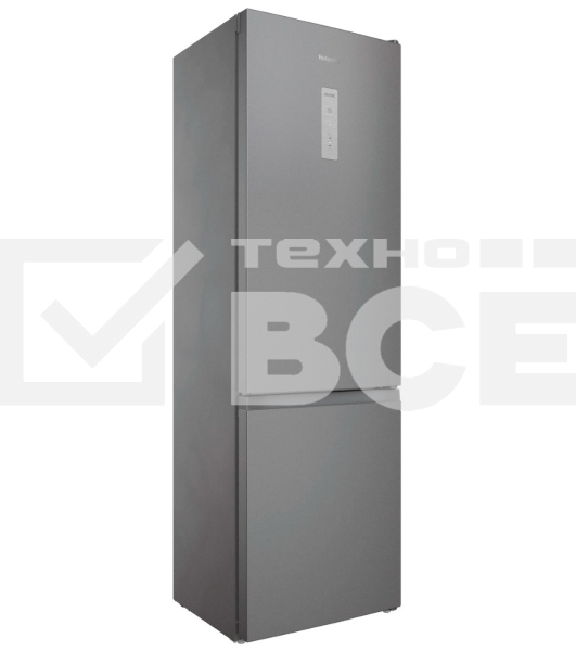 Холодильник Hotpoint HT5200S (R) серебристый двухкамерный 247/78л морозилка снизу, No Frost