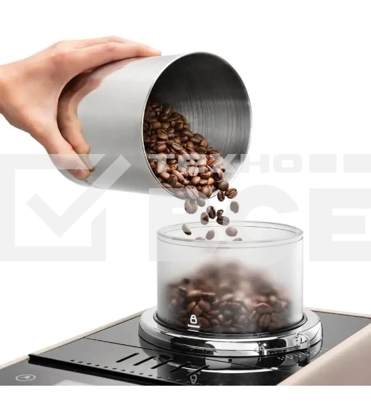 Кофемашина автоматическая DeLonghi EXAM440.55.BG бежевый, исп. кофе - зерновой/молотый, 1.4 л, 1450 Вт, 19 Бар.