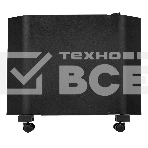Конвектор Denzel XCE-1000B черный, 1000 Вт, 15 м2, термостат, фото2