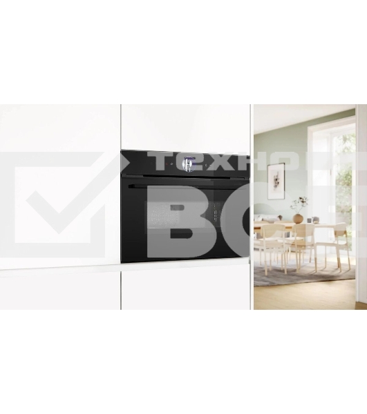 Встраиваемый духовой шкаф электрический Bosch CMG936AB1S черный