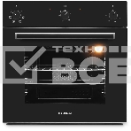 Духовой шкаф электрический Hyundai 6006.03 BG черное стекло, фото 1