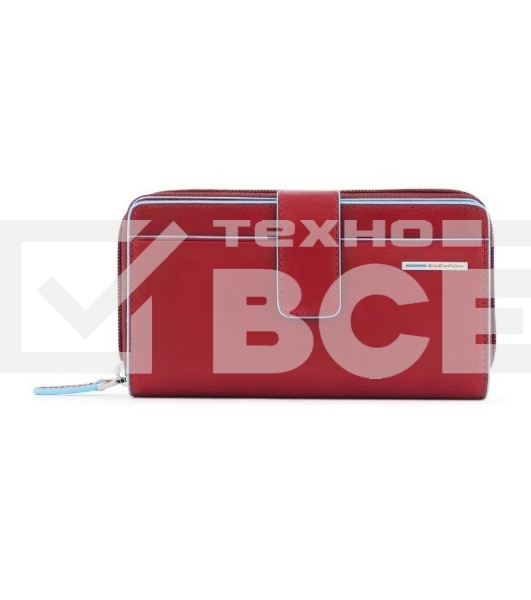 Кошелек женский Piquadro Blue Square PD1354B2R/R красный натур.кожа
