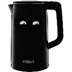 Чайник электрический Kitfort КТ-6154 1.7л. 2200Вт черный (корпус: нержавеющая сталь/пластик), фото 1