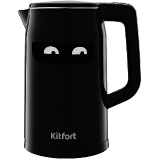 Чайник электрический Kitfort КТ-6154 1.7л. 2200Вт черный (корпус: нержавеющая сталь/пластик)