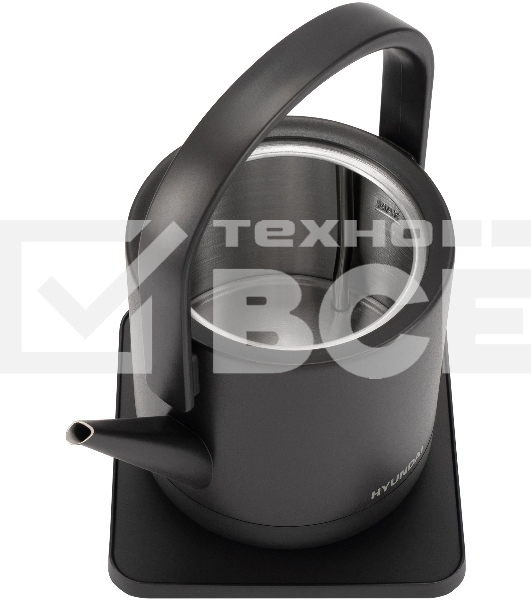 Чайник электрический Hyundai HYK-S2507 0.6 л, 1000 Вт, черный