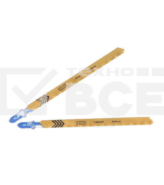 Пилка для лобзика по металлу T318APT (2 шт.) EDGE by PATRIOT 814010009