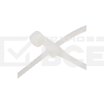 Хомут кабельный Rexant 3.6х100 нейл. белый (уп. 100 шт), фото2