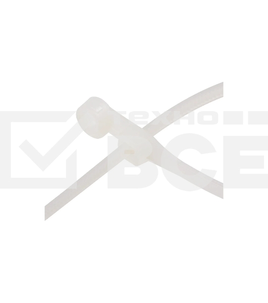 Хомут кабельный Rexant 3.6х100 нейл. белый (уп. 100 шт)