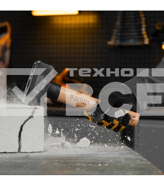 Кувалда Denzel 1500 г, кованая головка, буковая рукоятка