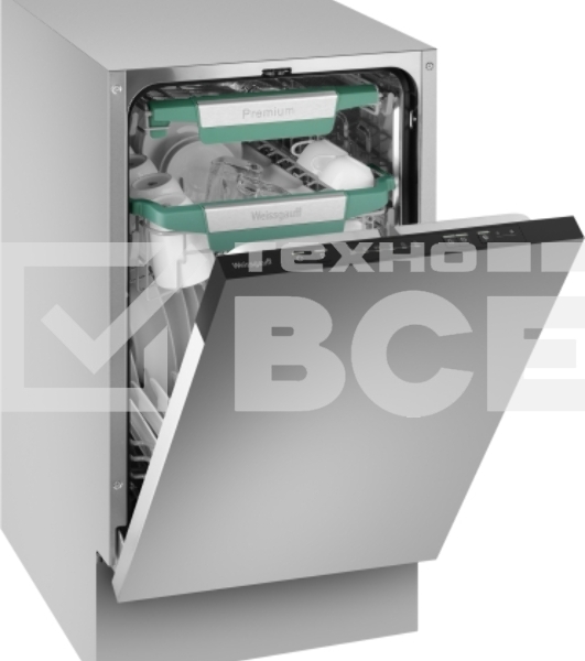 Встраиваемая посудомоечная машина Weissgauff BDW 4536 D Inverter AutoOpen Infolight