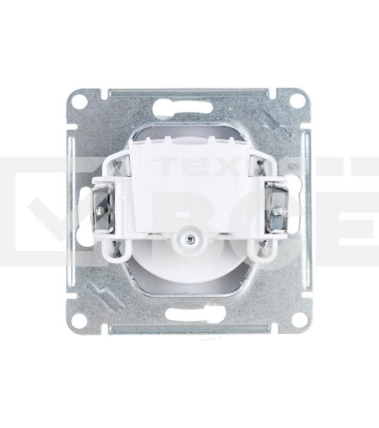 Механизм розетки 1-м СП AtlasDesign без заземл. 16А жемчуг SchE ATN000441