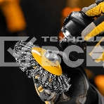 Щетка для УШМ Denzel 125 мм, М14, тарелка, крученая нержавеющая проволока 0,5 мм, фото7