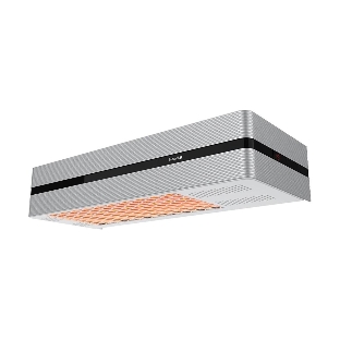 Обогреватель инфракрасный Energolux EIHS-2000-E1-iBox серебристый/чёрный, керамический, 16 м², 2000 Вт, термостат