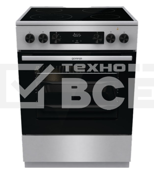 Электрическая плита Gorenje GECS6C70XC нержавеющая сталь