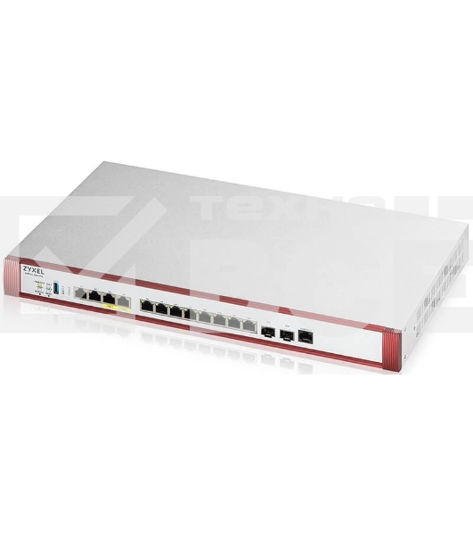 Межсетевой экран Zyxel USG FLEX 700H, Rack, 2xSFP+ (LAN/WAN), 2xRJ-45: 1/2.5/5/10G PoE+ (LAN/WAN), 2xRJ-45: 1/2.5G (LAN/WAN), 8xRJ-45: 1G (LAN/WAN), 1xUSB3.0 **