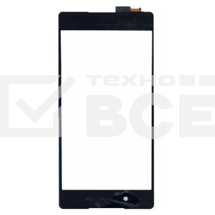 Сенсорное стекло (тачскрин) для Sony Xperia Z3+ / Z4, черное