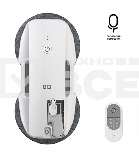 Робот-мойщик окон BQ WR201S White. Мощность 90 Вт/Объем 20мл/Объем для чистящего средства 100мл/Параметры электропитания 100-240 В,50-60 Гц/Страховочный трос 5м/Минимальная рабочая зона 35х35см/Планирования пути IQ навигатор