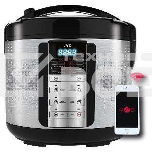 Мультиварка JVC JK-MC501 5л 860Вт серебристый/черный металл