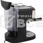 Кофеварка рожковая Vitek Metropolis VT-8489 черный/нержавеющая сталь, 1,5 л, 1250Вт, 15 бар, фото4