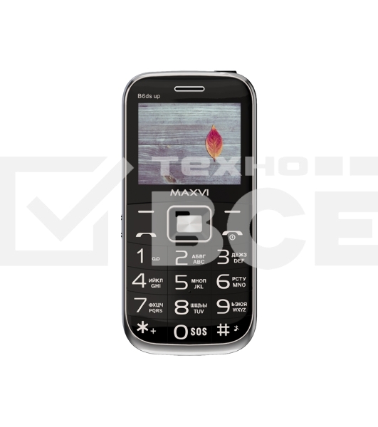 Мобильный телефон Maxvi B6ds up черный