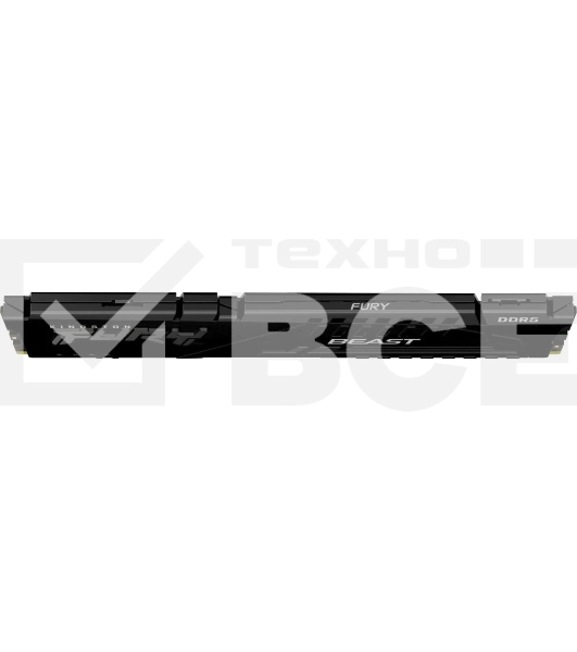 Оперативная память Kingston Fury Beast, DDR5, 16GB (1x16GB), 6800MHz, CL34, с радиатором, чёрный