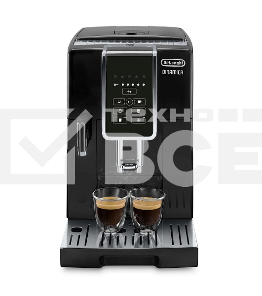 Кофемашина автоматическая DeLonghi ECAM350.50.B черный, исп. кофе - зерновой/молотый, 1.8 л, 1450 Вт, 15 Бар.