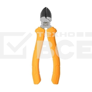 Диагональные бокорезы Deli DL2206C  160мм, пластиковая ручка