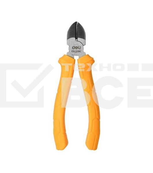 Диагональные бокорезы Deli DL2206C  160мм, пластиковая ручка