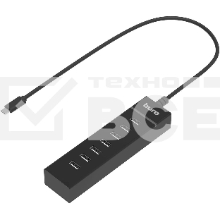 Разветвитель USB-C Buro BPH-C-P107 7порт. черный
