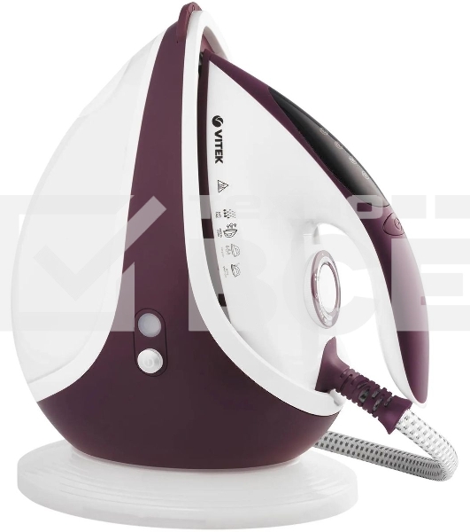 Паровая станция Vitek VT-2432 белый/бордовый
