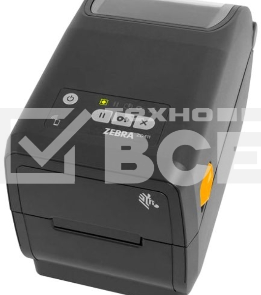 Принтер этикеток термотрансферный Zebra ZD411 203 dpi, 152 мм/сек, USB, USB Host, серый