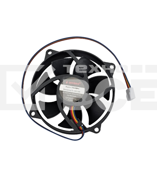 Вентилятор Gembird для корпуса D9025HM-4 черный 90мм 2500rpm 38db 4-pin