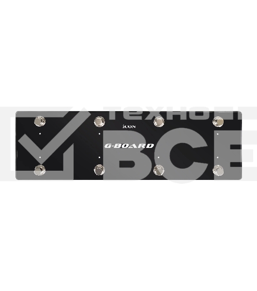Контроллер MIDI [110203A1001] Icon [G-Board] 8 ножных переключателей со светодиодами, 1 x USB Mini-B to host, 1 x USB-A,