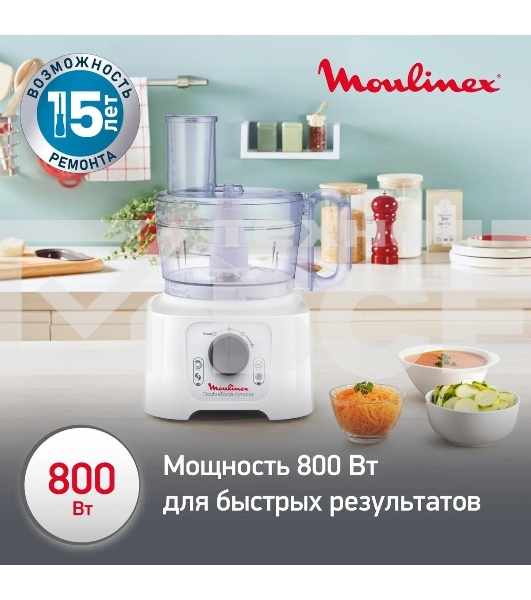 Кухонный комбайн Moulinex FP542111, белый