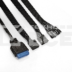 Компьютерный корпус Miditower ExeGate EVO-8243-NPX600 (ATX, БП 600NPX с вент 12 см, 2хUSB+1хUSB 3.0, черный, 3 вент. с RGb подсветкой, боковая панель - закаленное стекло), фото10